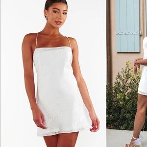 Show Me Your MuMu White Mini Dress